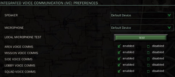 Enable or Disable preferred IVC channels.
